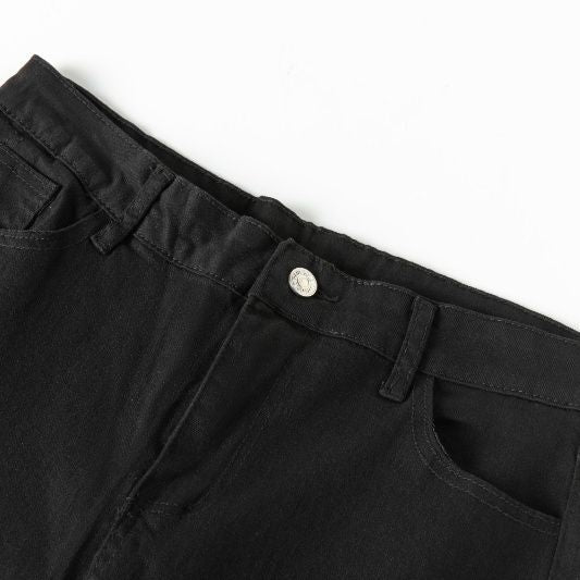 Stretch Denim Slim-fit High-waist Retro Cropped Cigarette Pants - [[{"value":"{{ Babyvera Babyvera  }}"}]]