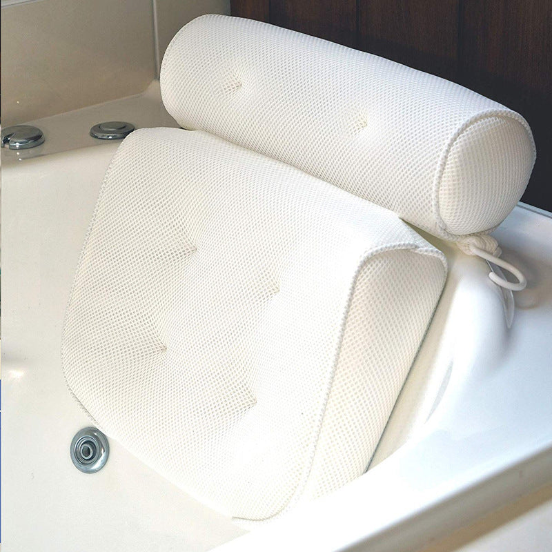 Bathroom Suction Cup Pillow Mesh Bath Pillow Pillow Bathtub Pillow Pillow - [[{"value":"{{ Babyvera Babyvera  }}"}]]