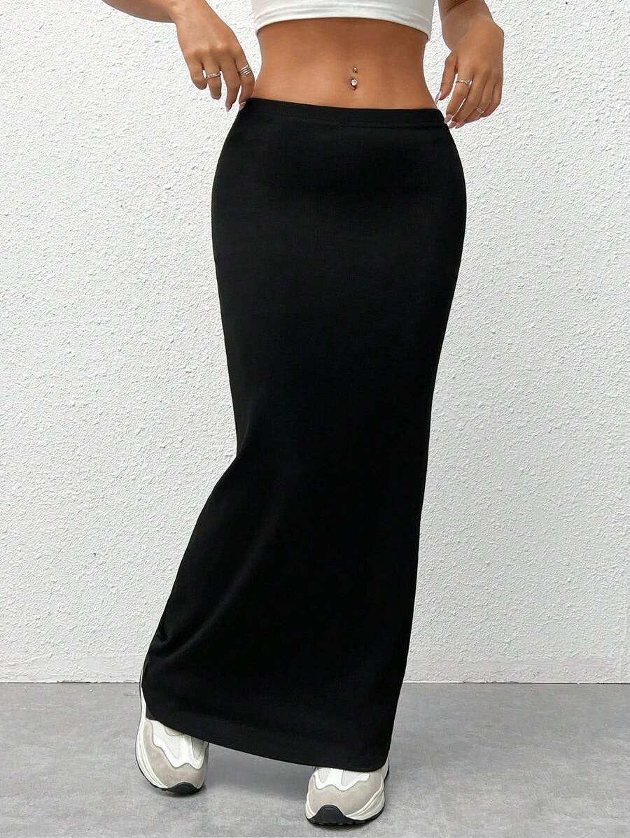 Women's High-Waisted Solid-Color Tight Casual Skirt - [[{"value":"{{ Babyvera Babyvera  }}"}]]