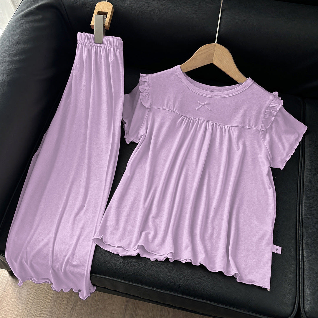 Girls' Short Sleeve Pajamas Homewear Suit - [[{"value":"{{ Babyvera Babyvera  }}"}]]