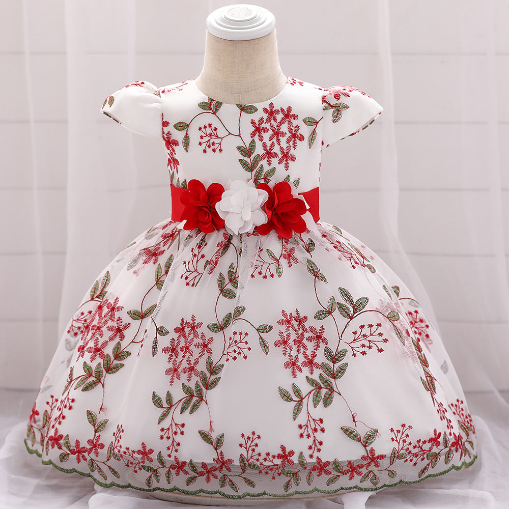 summer children's clothing new baby birthday party wedding dress skirt girls fluffy dress - [[{"value":"{{ Babyvera Babyvera  }}"}]]
