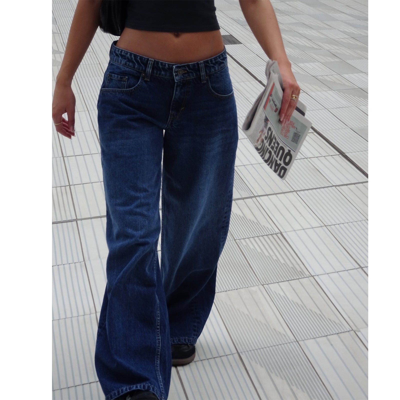 Women's American-style Vintage Straight-leg Jeans - [[{"value":"{{ Babyvera Babyvera  }}"}]]