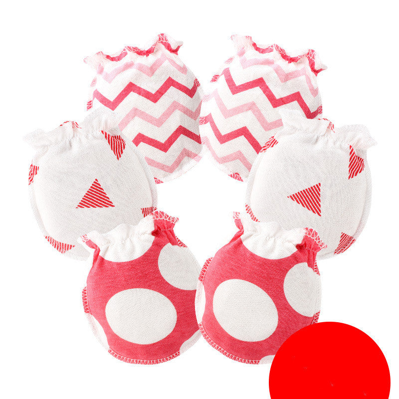 3 Pairs Baby Gloves 0-6 Months Early Baby Anti-grasping Gloves - [[{"value":"{{ Babyvera Babyvera  }}"}]]