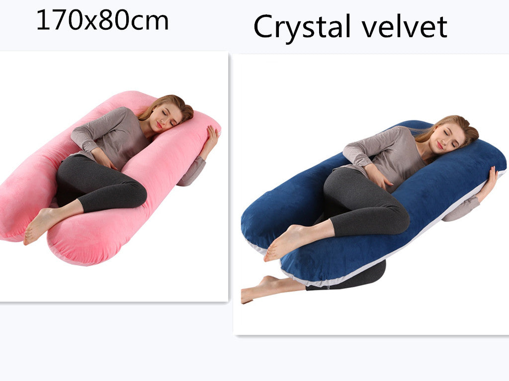 U-shaped Pillow For Pregnant Women Multifunctional Side Pillow, Detachable And Washable Nursing Pillow - [[{"value":"{{ Babyvera Babyvera  }}"}]]