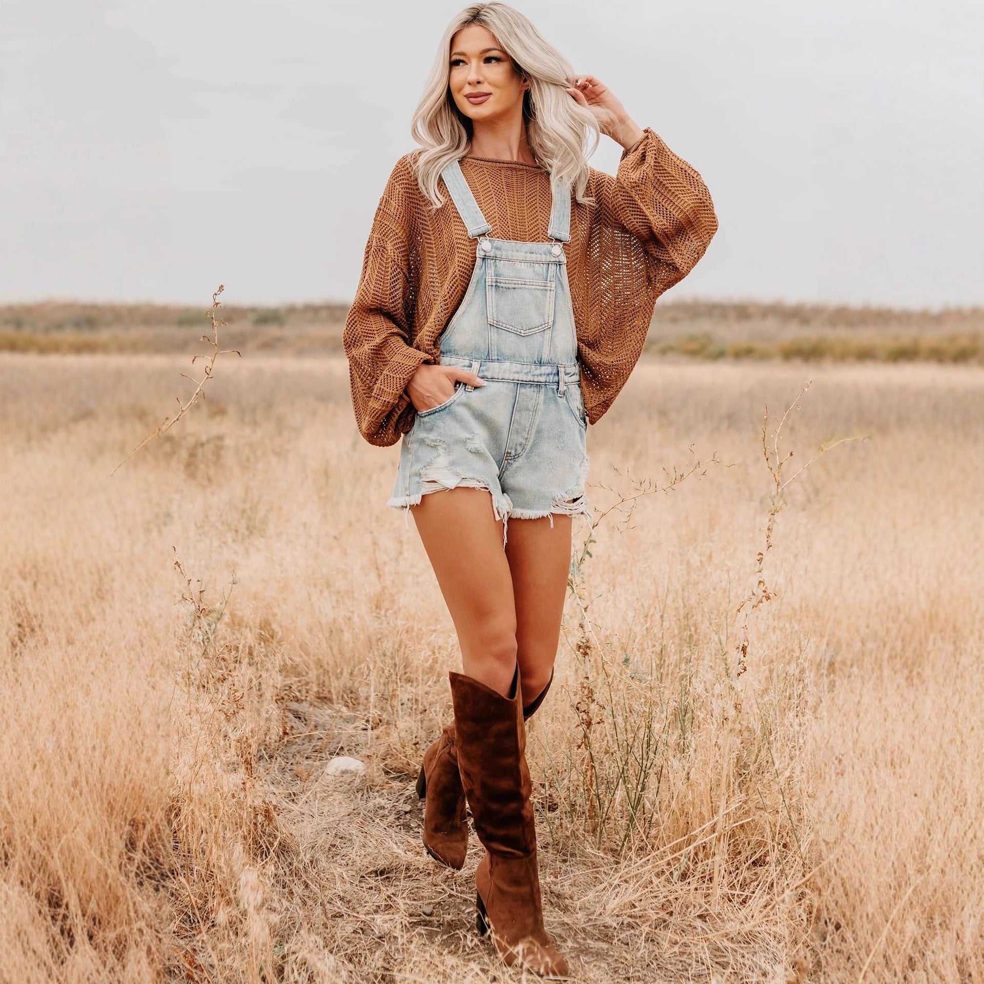 Women's Casual Outdoor Denim Overalls Shorts - [[{"value":"{{ Babyvera Babyvera  }}"}]]