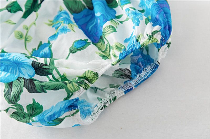 Cotton Baby Ruffled Floral Print Dress - [[{"value":"{{ Babyvera Babyvera  }}"}]]