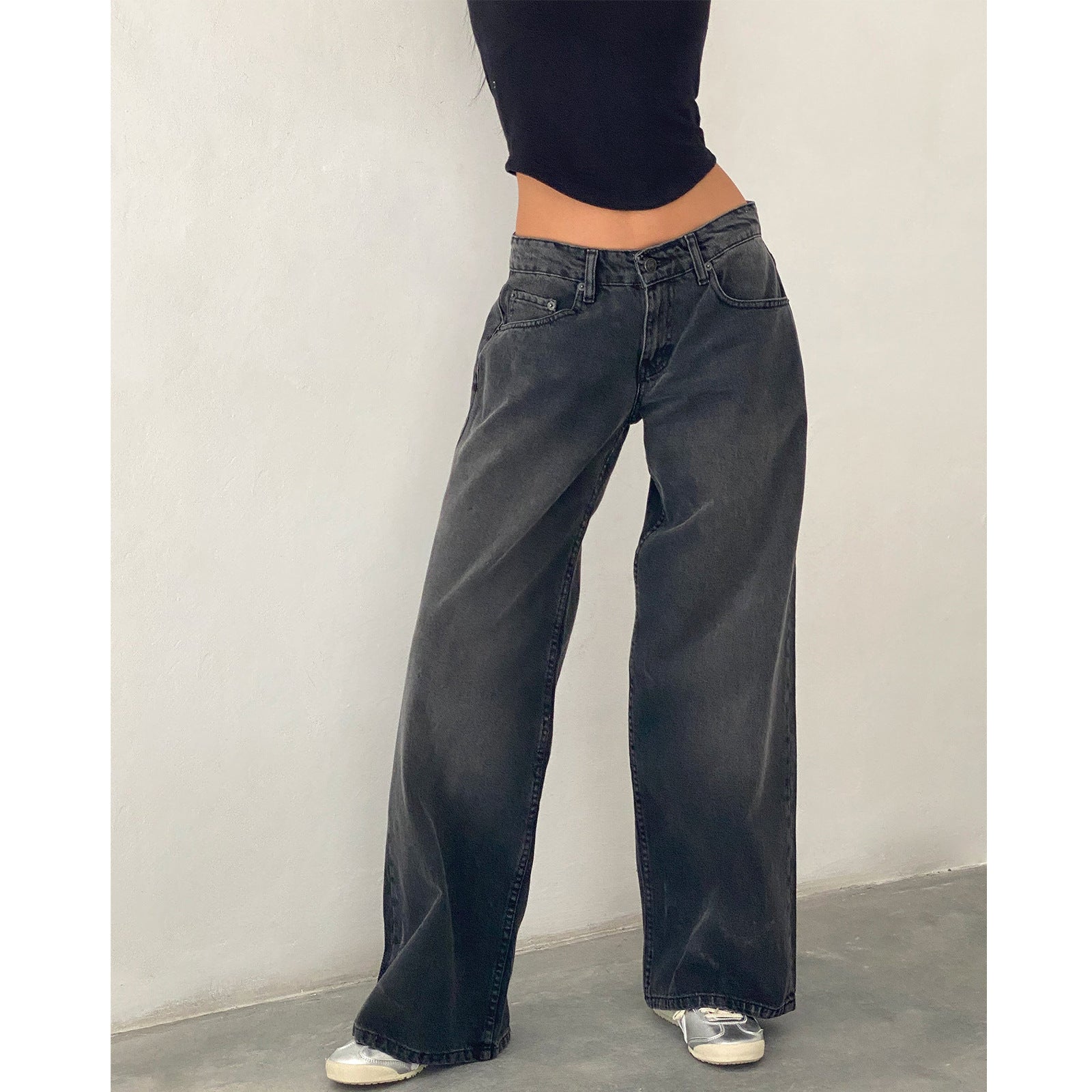 Women's American-style Vintage Straight-leg Jeans - [[{"value":"{{ Babyvera Babyvera  }}"}]]