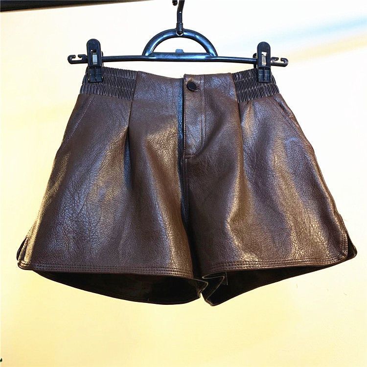 Women's Loose-fit High-waisted Leather Pants - [[{"value":"{{ Babyvera Babyvera  }}"}]]