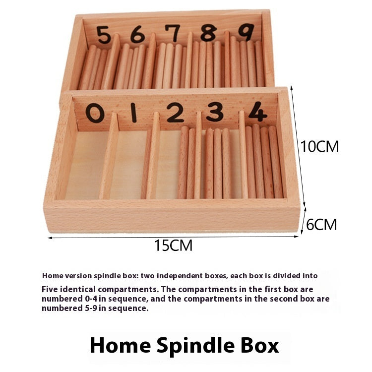 Montessori Mathematics Teaching Tools Spindle Box - [[{"value":"{{ Babyvera Babyvera  }}"}]]