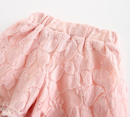Lace shorts, girls' clothing, flower hot pants - [[{"value":"{{ Babyvera Babyvera  }}"}]]