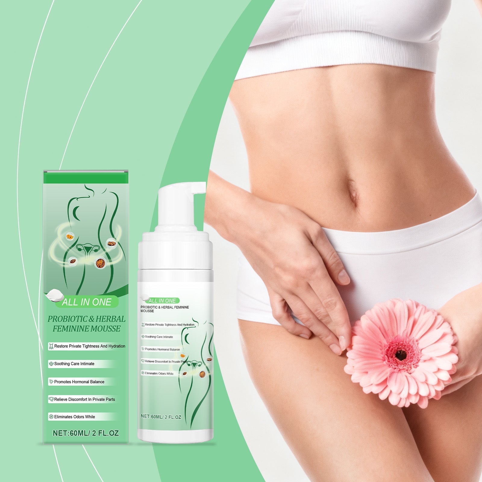 Mild Formula Comfortable Body Care Mousse For Women - [[{"value":"{{ Babyvera Babyvera  }}"}]]