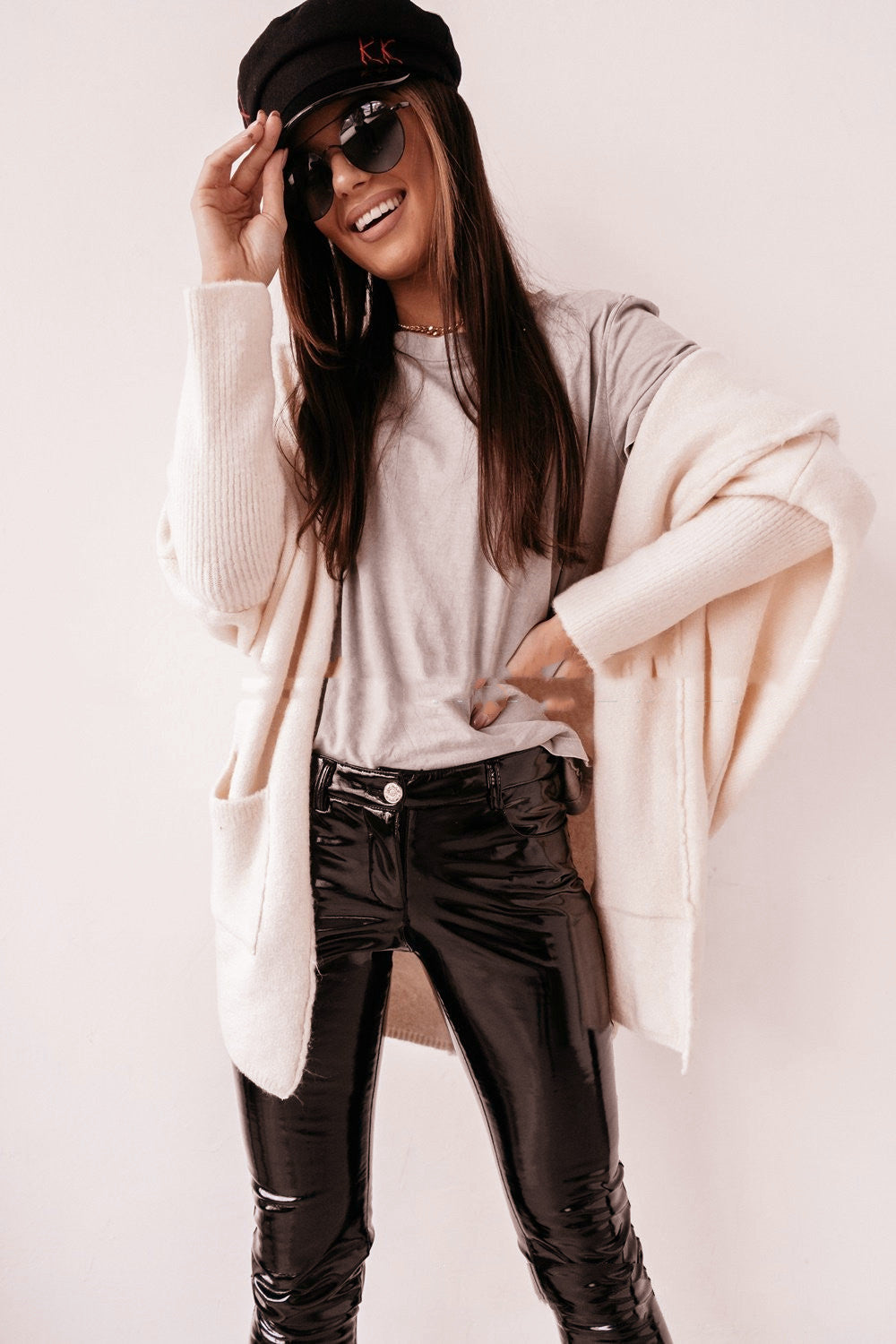 Pocket commuter knit sweater coat women - [[{"value":"{{ Babyvera Babyvera  }}"}]]