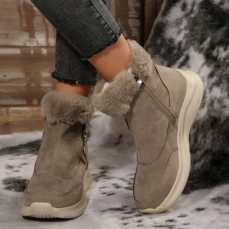 Womens Winter Snow Boots With Cozy Fleece Lining - [[{"value":"{{ Babyvera Babyvera  }}"}]]