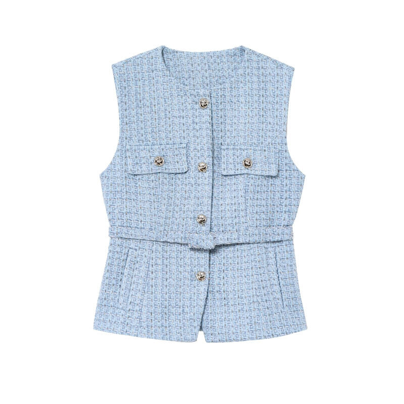Women's Knit V-neck Vest - [[{"value":"{{ Babyvera Babyvera  }}"}]]