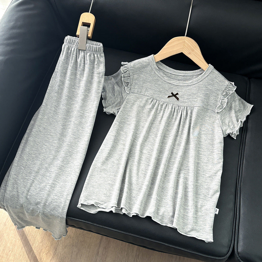 Girls' Short Sleeve Pajamas Homewear Suit - [[{"value":"{{ Babyvera Babyvera  }}"}]]