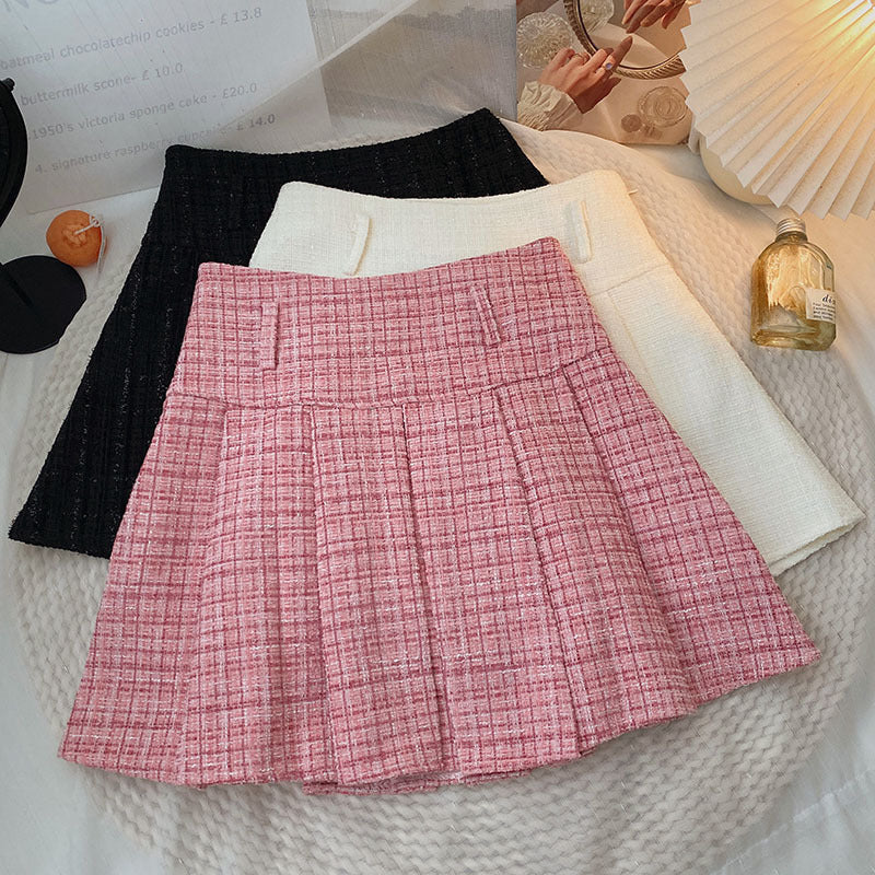 Chanel-style High-waisted Skirt With Belt - [[{"value":"{{ Babyvera Babyvera  }}"}]]