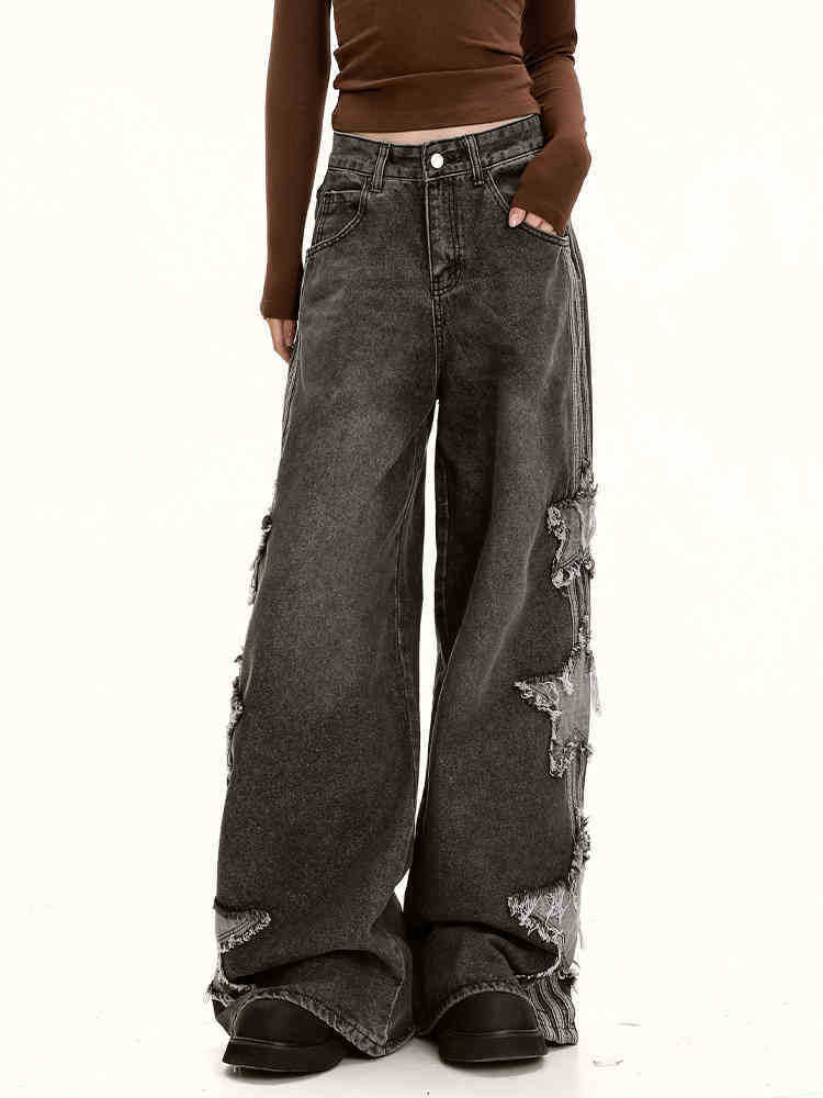 Loose Slimming  Draping Wide-leg Floor-length Pants - [[{"value":"{{ Babyvera Babyvera  }}"}]]