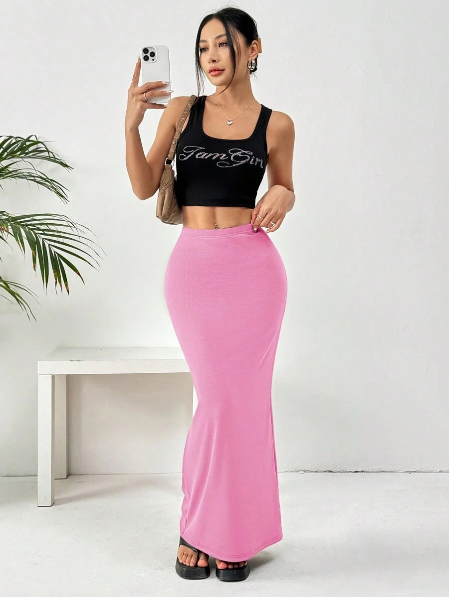 Women's High-Waisted Solid-Color Tight Casual Skirt - [[{"value":"{{ Babyvera Babyvera  }}"}]]