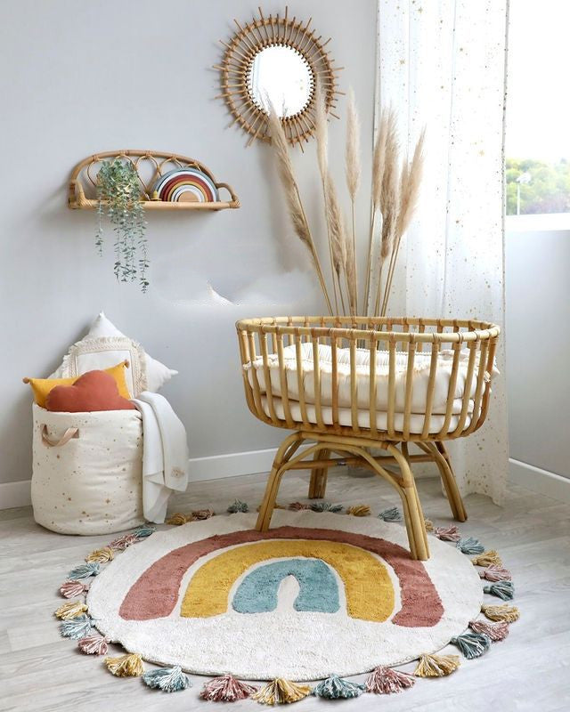 Tassel-trimmed Children's Carpet Play Crawling Mat - [[{"value":"{{ Babyvera Babyvera  }}"}]]