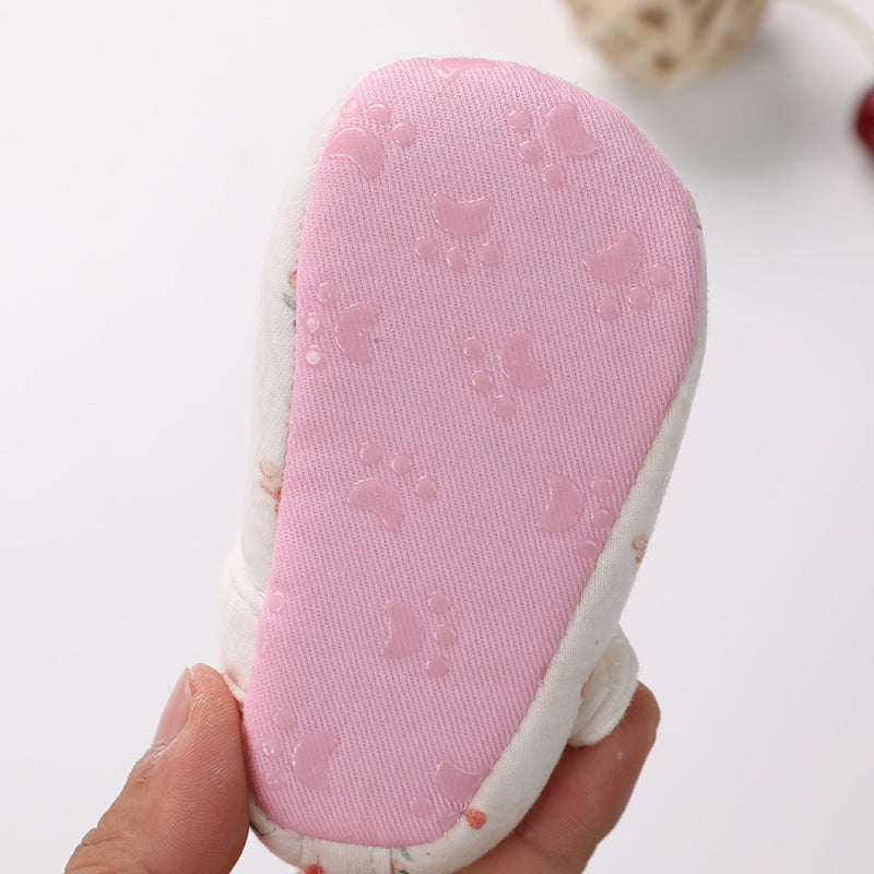 Color Cotton Toddler Shoes Soft Sole Newborn Baby Shoes 0-12 Months Male And Female Baby Shoes - [[{"value":"{{ Babyvera Babyvera  }}"}]]