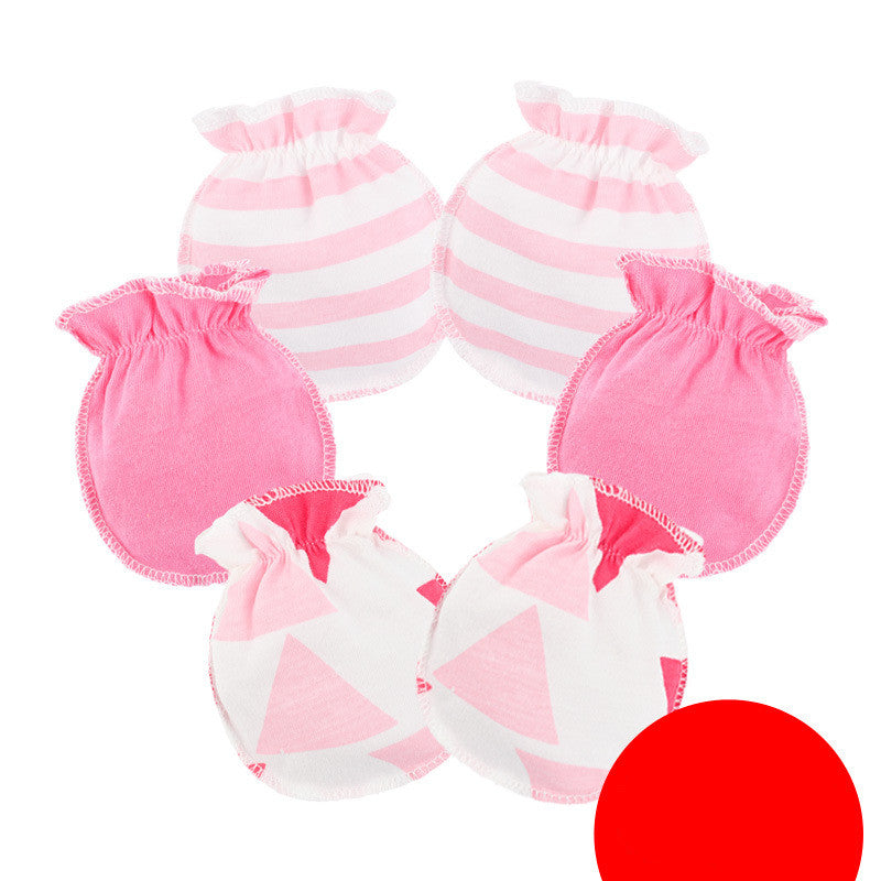 3 Pairs Baby Gloves 0-6 Months Early Baby Anti-grasping Gloves - [[{"value":"{{ Babyvera Babyvera  }}"}]]