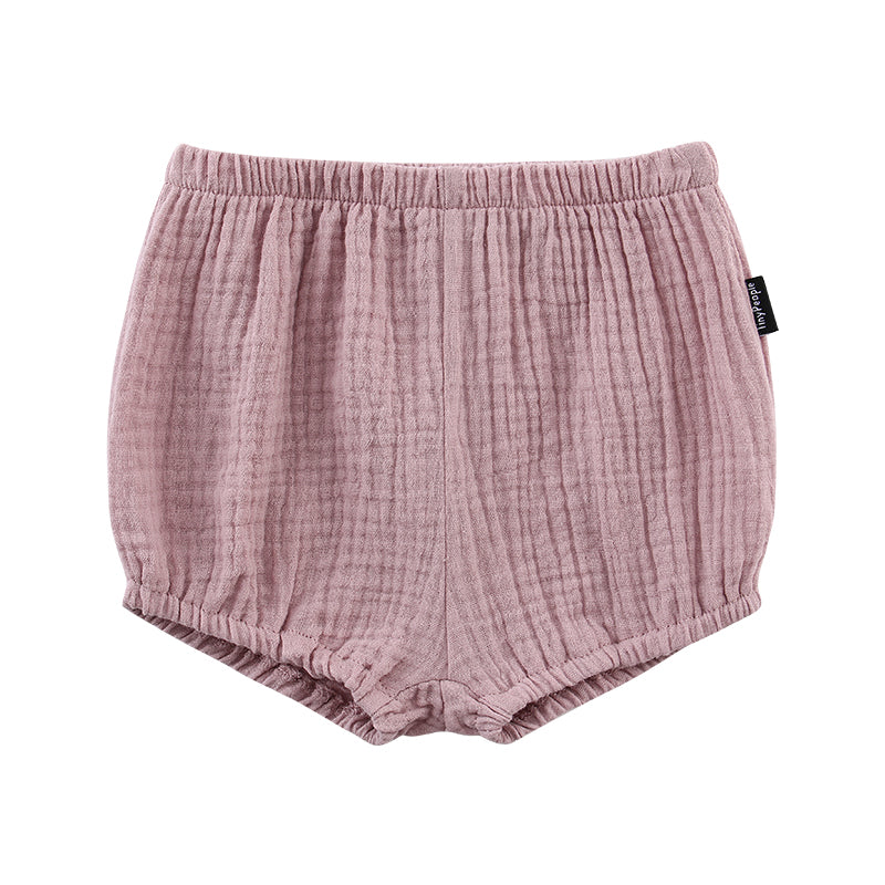 Baby Cotton Crepe Shorts Summer Breathable Light Pants Baby Bloomers - [[{"value":"{{ Babyvera Babyvera  }}"}]]