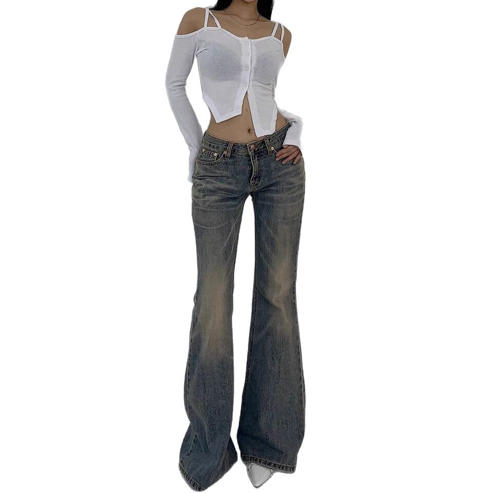 New-style Vintage Distressed Washed Denim Jeans That Flatter Your - [[{"value":"{{ Babyvera Babyvera  }}"}]]
