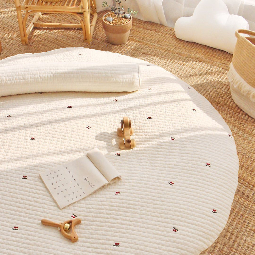 Thickened Embroidered Play Mat Children's Room Cushion - [[{"value":"{{ Babyvera Babyvera  }}"}]]