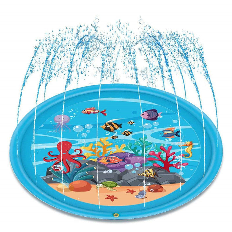 Children's Outdoor 170cm Water Spray Mat Splash Game Mat Play Water Airbed - [[{"value":"{{ Babyvera Babyvera  }}"}]]