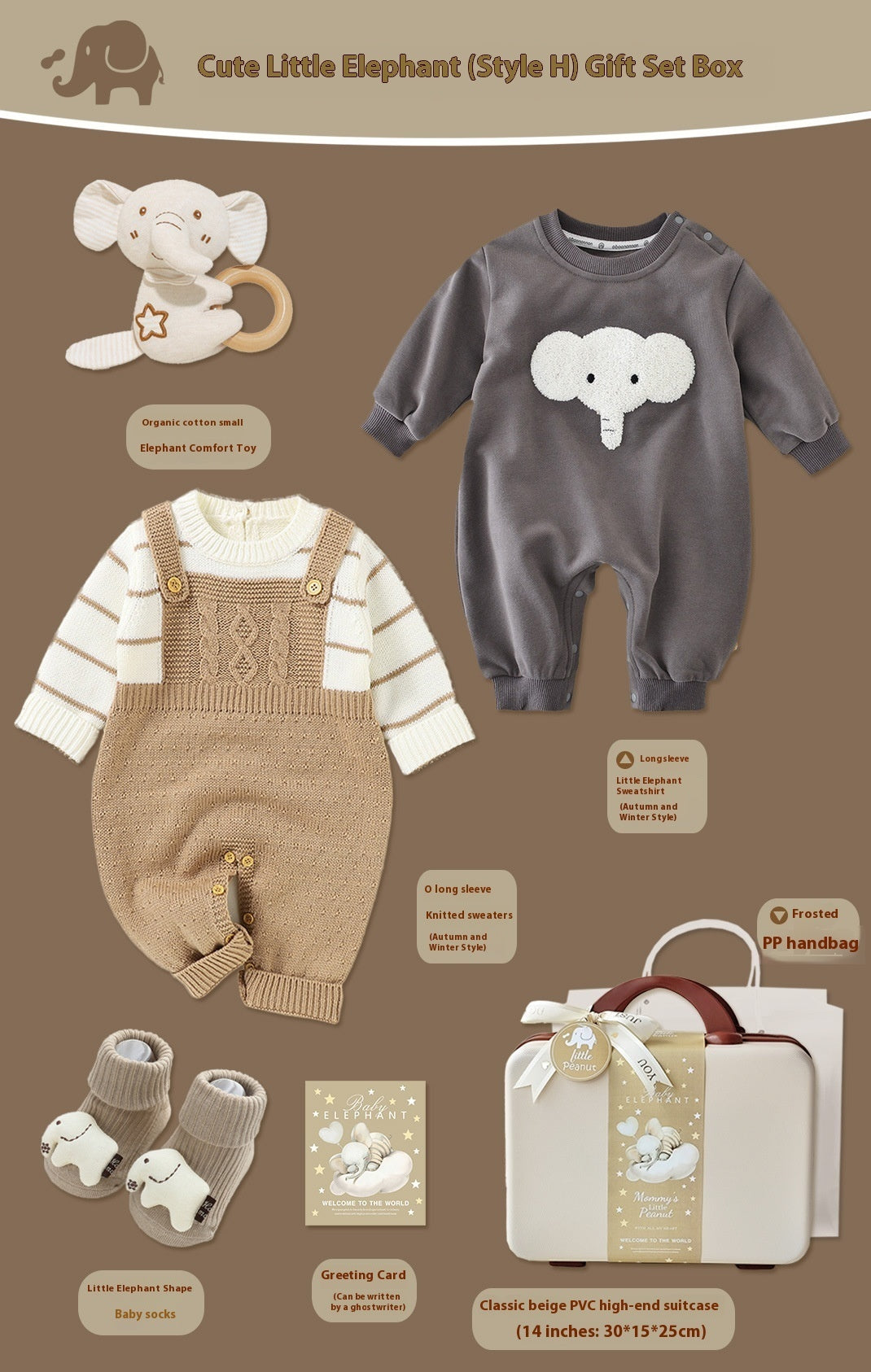 Baby Gift Package Little Elephant Baby Boy Newborn - [[{"value":"{{ Babyvera Babyvera  }}"}]]