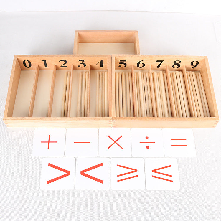 Montessori Mathematics Teaching Tools Spindle Box - [[{"value":"{{ Babyvera Babyvera  }}"}]]