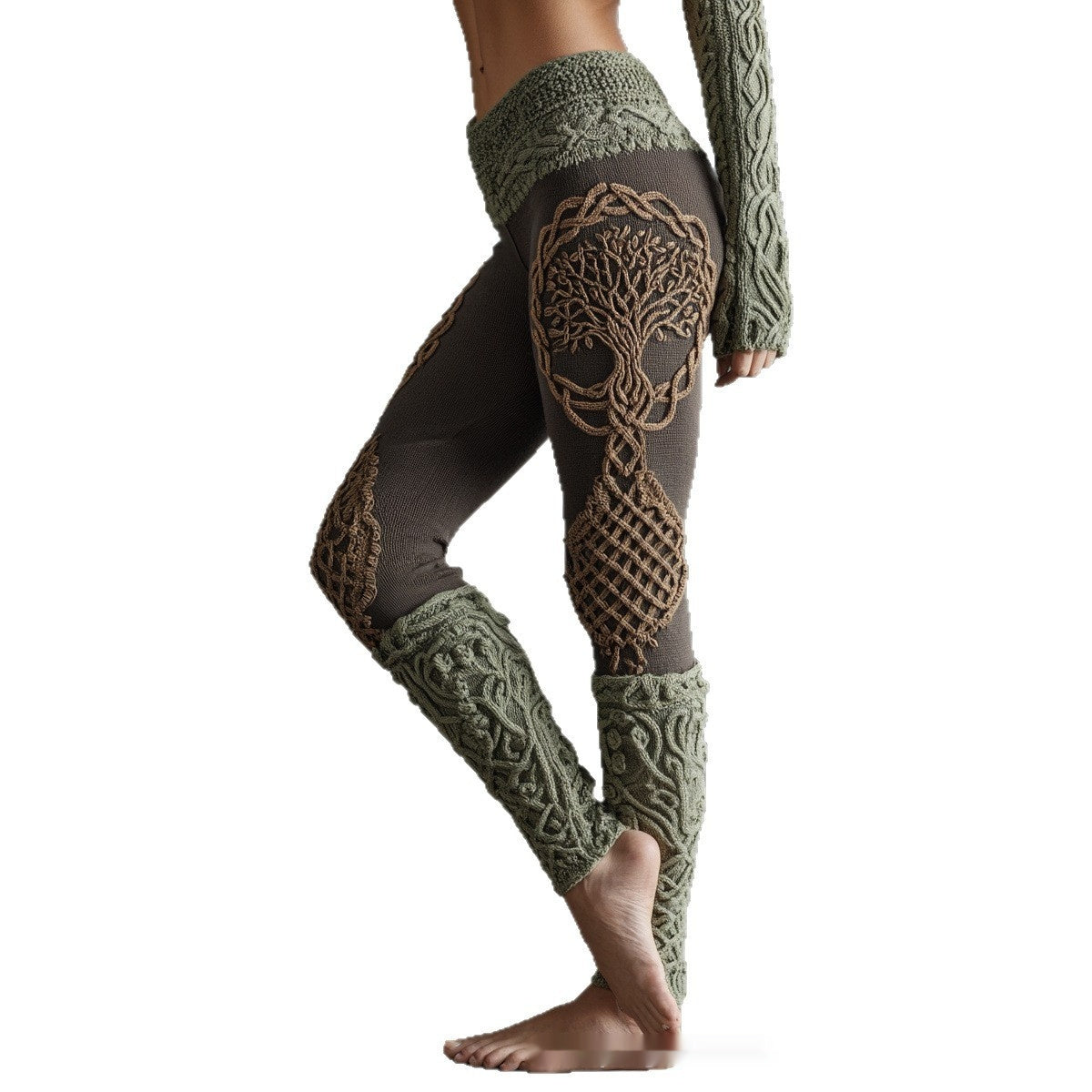 European And American Digital Print Women's Leggings - [[{"value":"{{ Babyvera Babyvera  }}"}]]