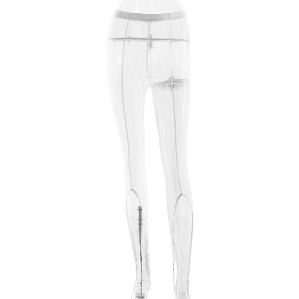 Sexy Sheer Mesh High Waist Hip Lift Pure Color Tight All-match Leggings - [[{"value":"{{ Babyvera Babyvera  }}"}]]