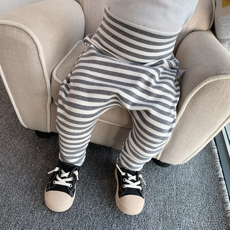 Baby High Waist Belly Pants Trousers - [[{"value":"{{ Babyvera Babyvera  }}"}]]