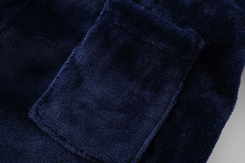 Cartoon Home Clothes Nightgown Bathrobe Children Pajamas Flannel - [[{"value":"{{ Babyvera Babyvera  }}"}]]