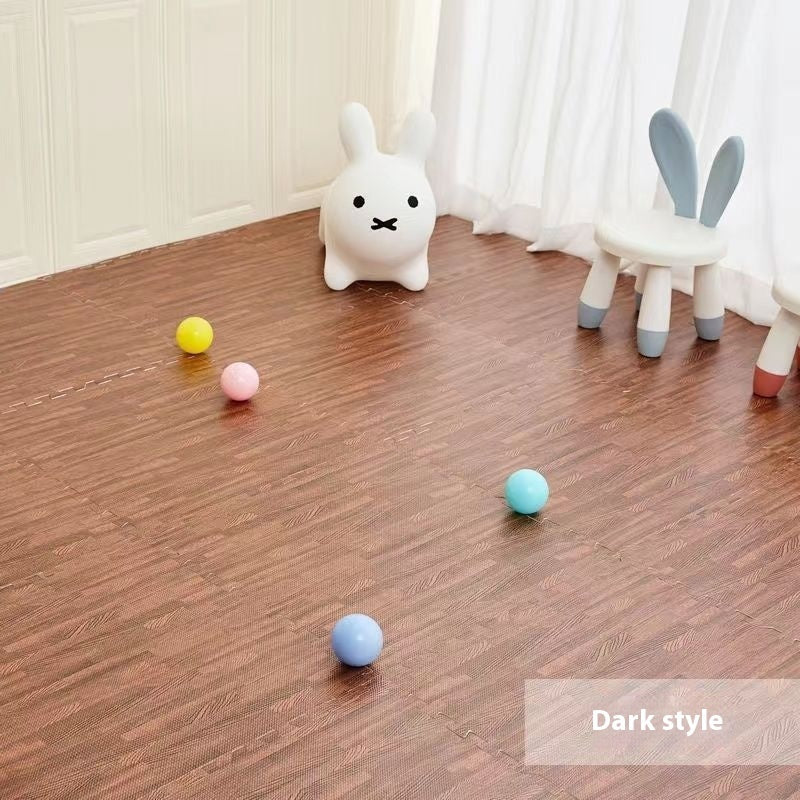 Wood Grain Color Printing Puzzle Foam Mats Drop-resistant Child Play Mat - [[{"value":"{{ Babyvera Babyvera  }}"}]]
