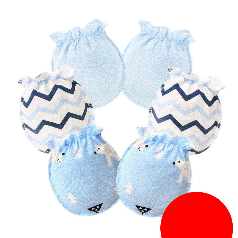 3 Pairs Baby Gloves 0-6 Months Early Baby Anti-grasping Gloves - [[{"value":"{{ Babyvera Babyvera  }}"}]]