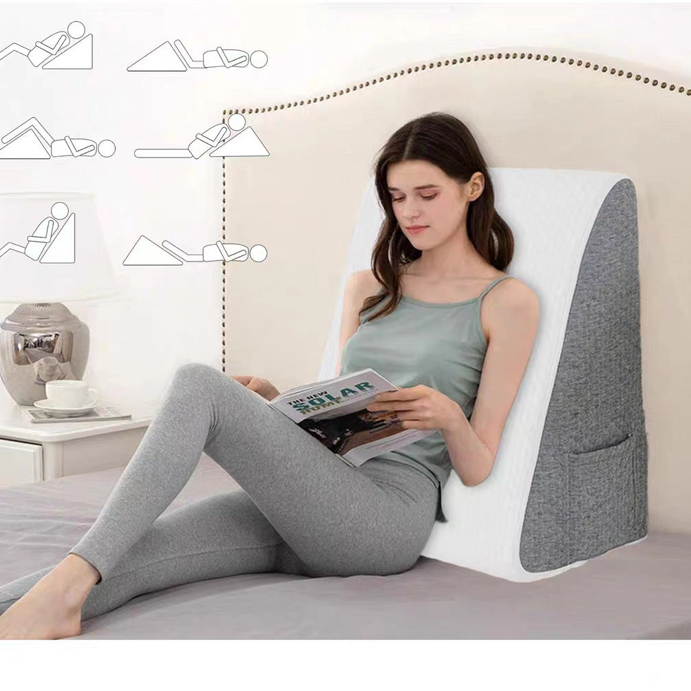 Triangle Cushion Tapered Nursing Pillow For The Elderly Office Siesta Pillow - [[{"value":"{{ Babyvera Babyvera  }}"}]]