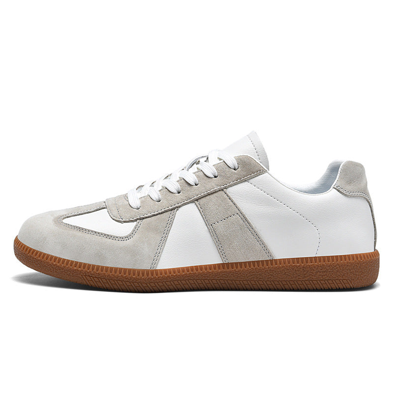 Top Layer Pigskin Leather Sneaker Japanese Canvas Retro Sports Couple Casual Shoes - [[{"value":"{{ Babyvera Babyvera  }}"}]]