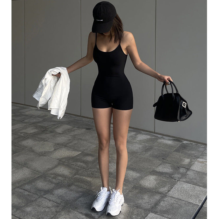 All-matching Summer Waist Bag Slim Fit Sweet And Spicy Niche One-piece Shorts - [[{"value":"{{ Babyvera Babyvera  }}"}]]