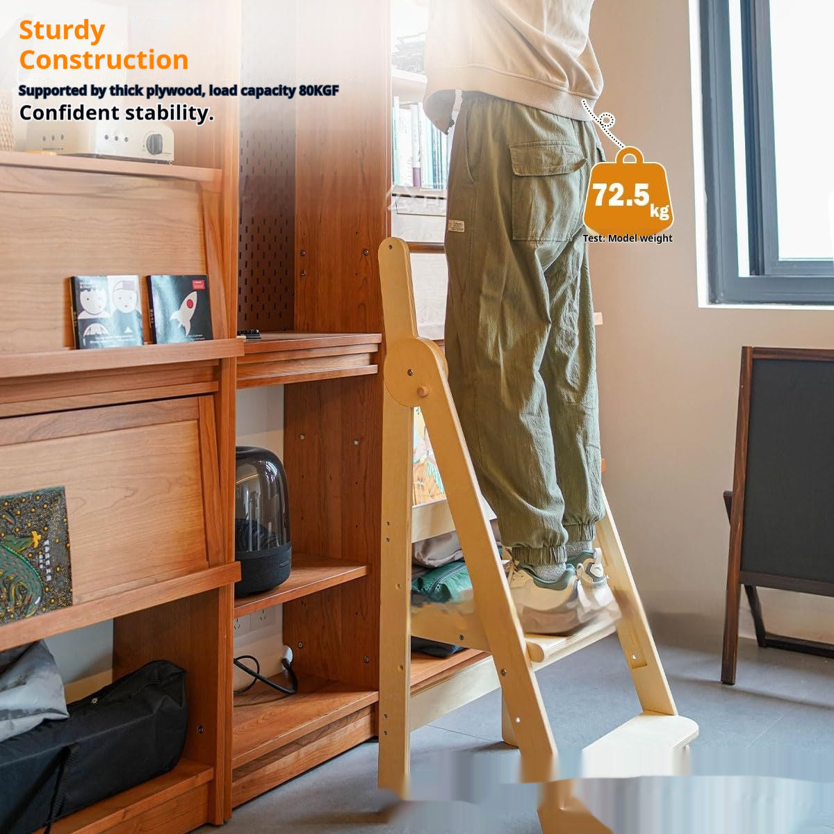 Baby Montessori Learning Tower Washstand Foot Stool - [[{"value":"{{ Babyvera Babyvera  }}"}]]