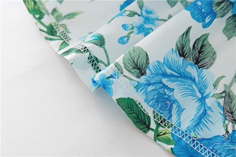 Cotton Baby Ruffled Floral Print Dress - [[{"value":"{{ Babyvera Babyvera  }}"}]]