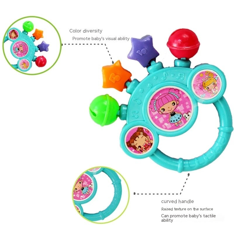 Baby Toys 3-6-12 Months Newborn Rattle 0-1 Year Old Baby Early Childhood Education Toddler Rattle Teether - [[{"value":"{{ Babyvera Babyvera  }}"}]]