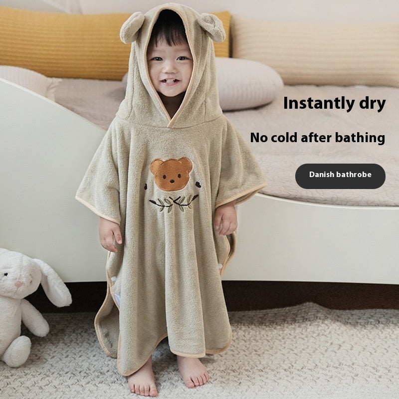 Coral Fleece Children's Bathrobes Cartoon Cloak Wearable - [[{"value":"{{ Babyvera Babyvera  }}"}]]