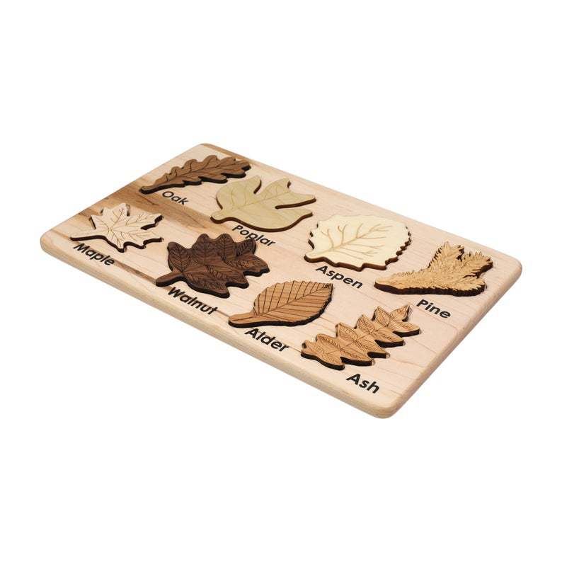Leaves Montessori Puzzle Stem Toy - [[{"value":"{{ Babyvera Babyvera  }}"}]]