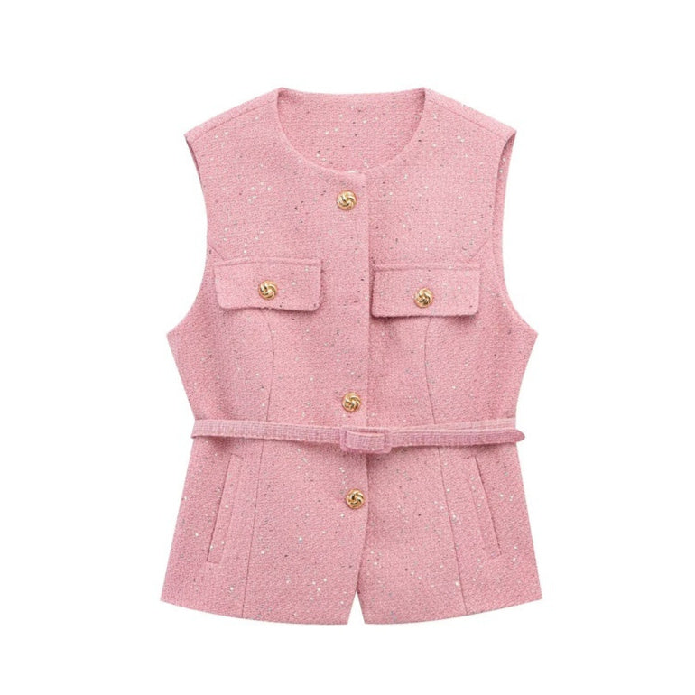 Women's Knit V-neck Vest - [[{"value":"{{ Babyvera Babyvera  }}"}]]