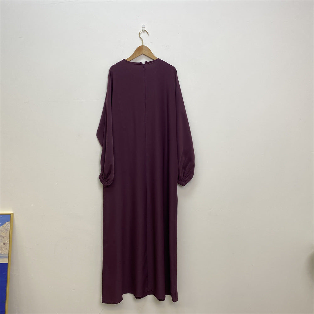 Fashion Nursing Clothes Muslim Long Sleeve Slim Fit Dress - [[{"value":"{{ Babyvera Babyvera  }}"}]]