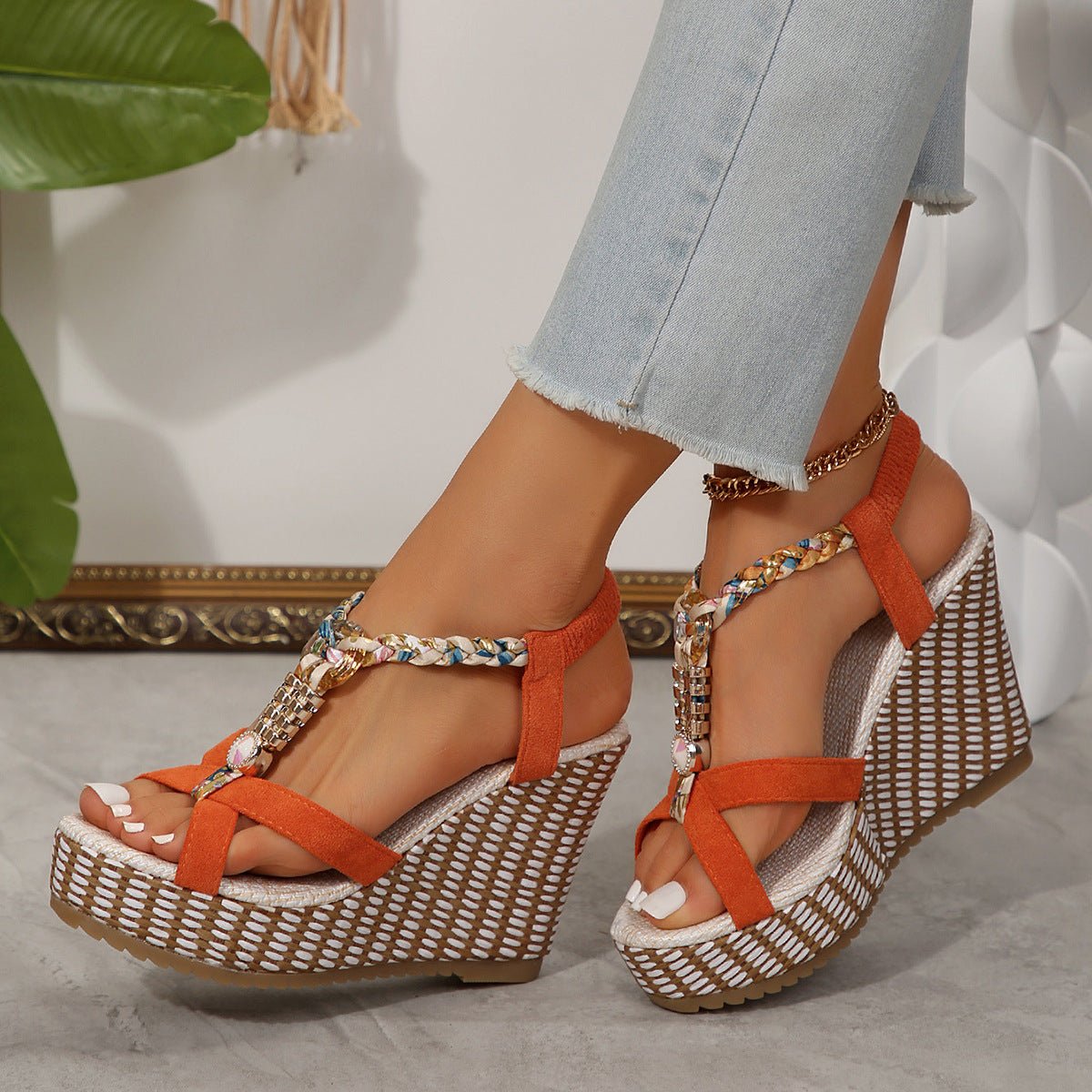 Ankle - strap Buckle Women's Sandals Popular Summer - Babyvera