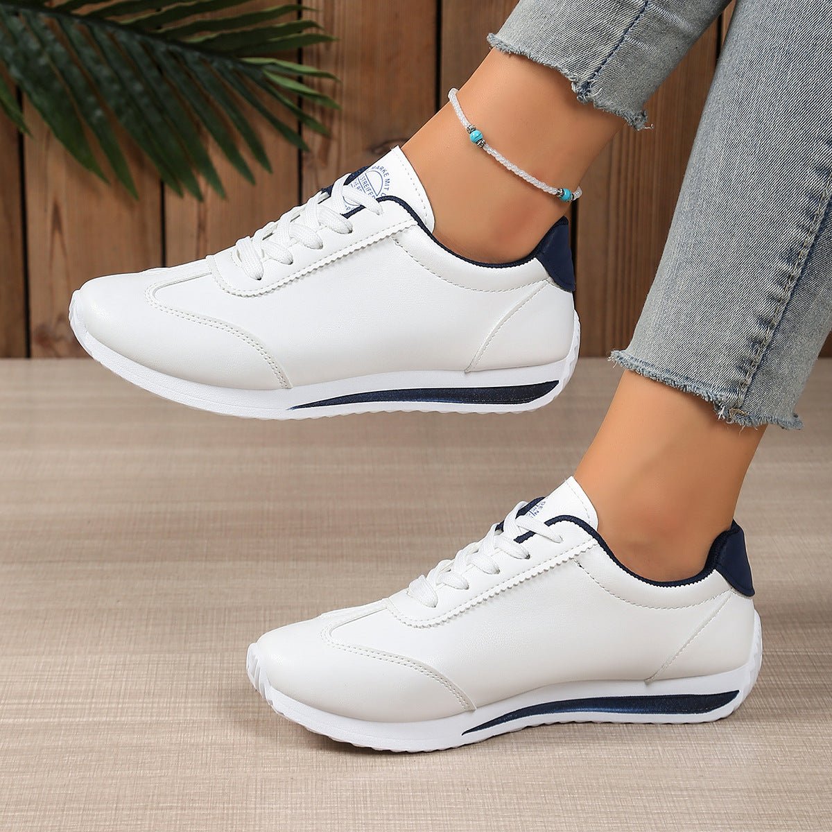 Autumn Casual Sports Trendy White Shoes For Women - Babyvera