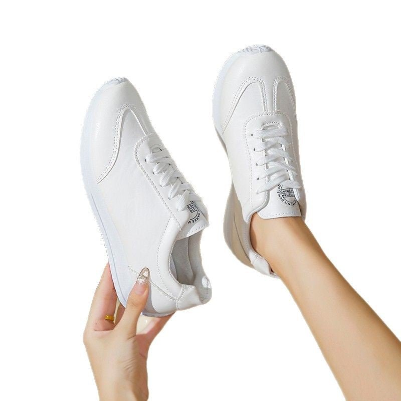 Autumn Casual Sports Trendy White Shoes For Women - Babyvera